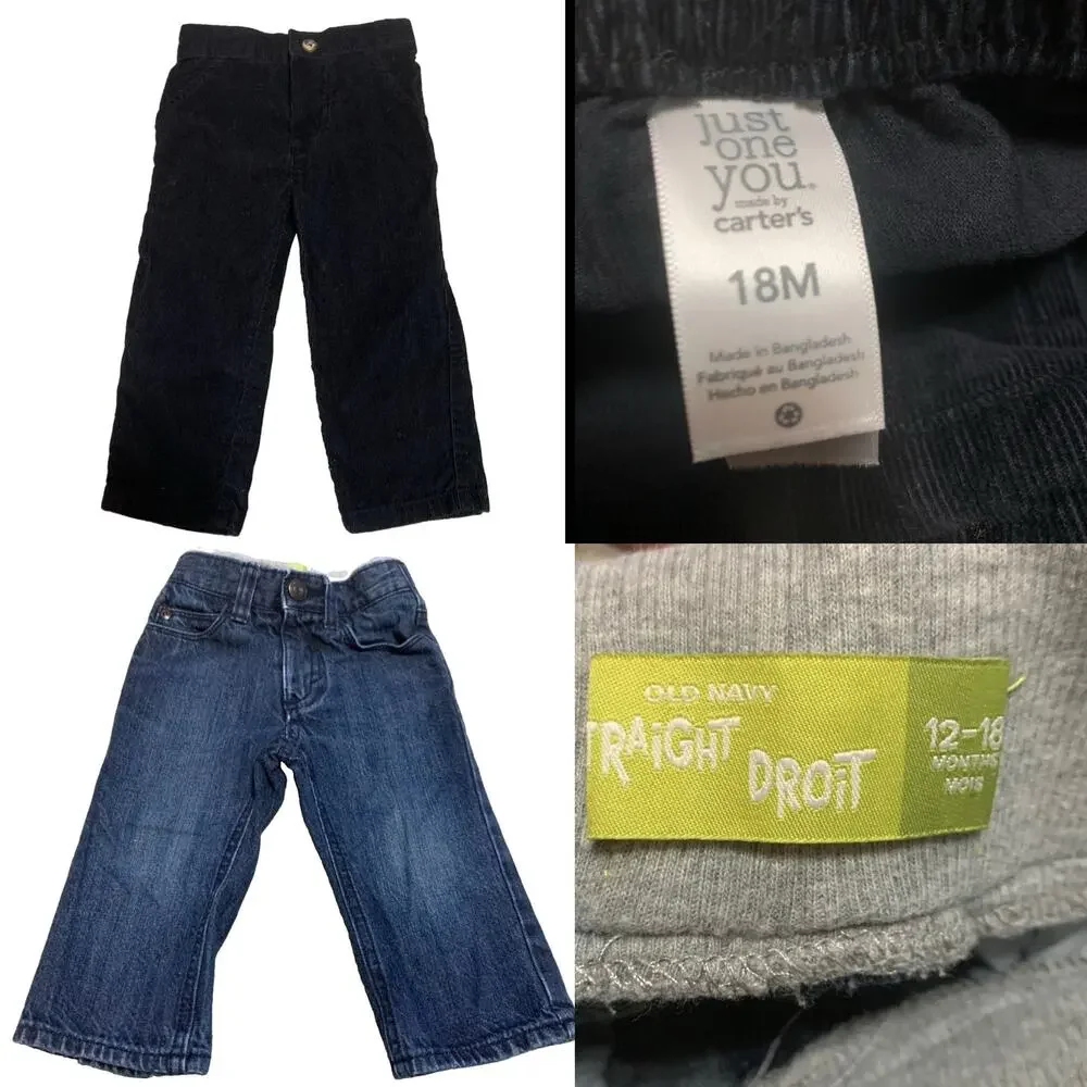 Boys 12-18 Months Clothing Lot 8 Pc Fall Bluey Disney Old Navy Carter’s IZOD